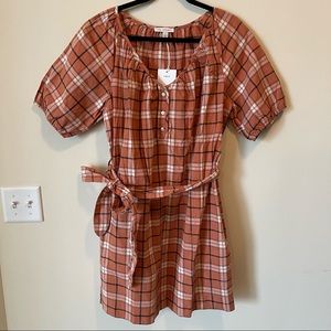 NWT Free Assembly Puff Sleeve Dress